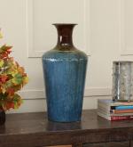 Vedas Exports Wrought Iron Fabi Flower Vase Home Decor 16 inch