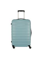 American Tourister Trolley Bag for Travel | Barcelona 69 Cms Polycarbonate Hardsided Medium Check-in Luggage Bag | Suitcase for Travel | Trolley Bag for Travelling, Powder Blue