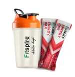 Fitspire Shaker For Protein Shake Protein Shaker Bottle Gym Shaker Bottle Shaker With 2 Redberry Energy Bars