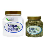 Sugar Fighter Stevia 1Kg Powder[ Dried Stevia Leaves 50 Gm] 100% Sugar Free I Diabetic Control I Zero Calorie