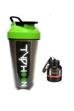 Doveaz Green Plastic Protein Shaker Bottle with Funnel 700ml