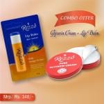 Rezzo combo offer pack of Two product ( Rezzo Lip balm plus Rezzo Pure Glycerin Cream)