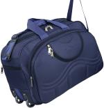Shift Bags Blue Polyester Waterproof Duffel Bag With Wheels 40 L