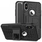 Heartly Iphone X Plastic, Thermoplastic Polyurethane Black Back Case Cover