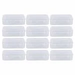 pmw Plastic Boxes - Keeper no.33 - Pack of 12, Small , Transparent