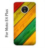 Sillystore Silicon Multicolor Back Cover For Motorola Moto E4 Plus