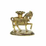 Trendy Crafts Metal Horse Tea Light Candle Stand Holder