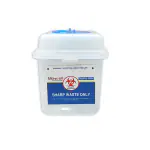 Mowell Sharps Containers Biohazard Needle and Syringe Disposal Bio- Medical Sharps Container Puncture Proof Box (600ml)