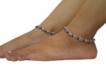 Mewow Trends Graceful Guardian Adjustable Alloy Anklet (Pair of 2)