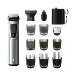Philips Multi Grooming Kit MG7715/65, 13-in-1 (New Model), Face, Head and Body - All-in-one Trimmer for Men Power adapt technology for precise trimming, 120 Mins Run Time with Quick Charge