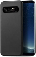 XOVO Back Cover for Samsung Galaxy Note 8 (Black, Dual Protection, Silicon, Pack of 1)