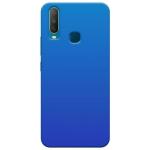 MobiEra Vivo Y11 Blue Gradient Design Plastic Hard Case Cover