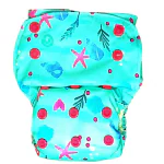 Kindermum SeaShore- Nano AIO Cloth Diaper with 2 organic cloth insert
