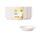 Shrayati Disposable Bagasse Bowls, 360 ml, Pack of 1, 50 pcs Pack, Biodegradable Bagasse Bowl, Sugarcane Paper Bowls Disposable for Convenient and Sustainable Eating