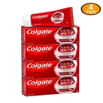 Colgate Visible White 400g (100g x 4, Pack of 4) Teeth Whitening Toothpaste with Whitening Accelerators for Tobacco Stain Removal