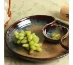 Amalfiee Vriksh Ceramic Chip & Dip Platter