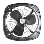 Omen Changing Lives Fresh Air 300mm Exhaust Fan | RPM: 2400 | Watt: 75 | Suitable for Kitchen, Bathroom, and Office | Warranty 1 Year on Motor (12 Inch Black)