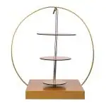 A.F. DECOR 3 Tier Metal Cake Stand