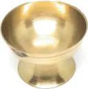 T-KA108 Jyot Batti Diya Stand Brass Table Diya  (Height: 3.5 inch)