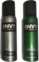 Envy Magnetic Deodorant Spray, Thrill Deodorant Spray Deodorant Spray, 120 Ml (Pack Of 2)