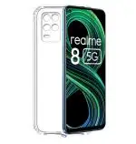 Fastship Rubber silicone Back Cover for Realme 9 5G - Transparent
