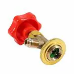 SANAVYA R134a & R22 Can Valve Canister Opener Tap Tapper M14/1/4 SAE Car Auto Air Conditioning Refrigerant Can Tap Valve Red