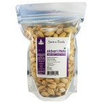 Sattvic Foods Akbari Premium Roasted Pistachio Kernels (400 g) (Lightly Salted) Jumbo Size | Rich in Antioxidants and Fibre | Perfect for snacking | Use in Baking, Gelatos, Garnishing