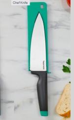 SEVOU Chef Knife Stainless Steel Kitchen Knife Perforated Cutting Including Vegetable/Fruits/Fish/Meat/Chicken/Cakes/Pastries/Bread, etc. Kitchen Tool