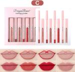 DAIMANPU Dragon Ranee Matte Lip Gloss and Lip Liner Set Waterproof Non-stick Cup (50 ml, SET C)