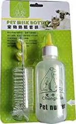 Dunk N Dogs Multicolor Plastic Dog Cat Puppy Milk Feeding Bottle With Replacement Nipples