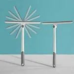 HIHORIYA Window Wiper Squeegee, Lightweight Cleaning Tools, Mirror Scraper Brush