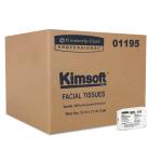 Kimsoft White Tissue 2 Ply Facial Tissues Pouch, 200 In Each (Pack Of 200)