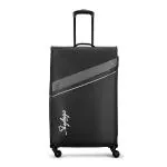 Skybags Trick | Large Check-in Trolley | Soft Sided Luggage | Polyester | Black