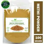 Shudh Online Fenugreek Methi Seed Powder (100g) for Hair, Skin Care, Face Pack (Methi Dana Menthulu)