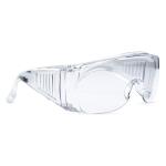 Vijay Sabre Eye Protection Glass with Clear Lens, Safety Goggles Transparent Protective Glasses, Clear Anti- Fog Lens, Reusable Laboratory Glass for Men & Woman - Pack of 4