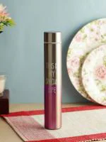 Style Homez FLACO, The Skinny Mini Vacuum Insulated Thermosteel Bottle for Women, Stainless Steel BPA Free, Pink Color 260 ml