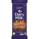 Cadbury Dairy Milk Crunchy Chocolate, 180 Gm
