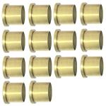 LEEZEN Heavy Wall to Wall Stainless Steel Consil Bracket (PARDA PIPE HOLDER) for Door and Window Accessories Fitting for Bedroom and Kitchen Area, Suitable for Curtain 1 Inch Rod, Parda Holder(Pack of 7 SET, ANTIQUE)