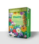 Advit Toys Multicolor Educational Flowers Jigsaw Puzzle 24 Piece And Fun Fact Book Inside (Combo Pack Of 1)