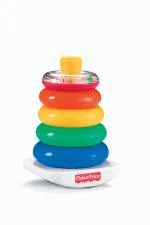Fisher Price Brilliant Basics Rock a Stack, Multicolor Activity Toys for Kids age 6M+