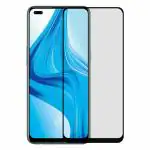 Kite Digital Oppo F17 Pro Matte Finish (Black) Tempered Glass Screen Protector with Edge to Edge Coverage and Easy Installation Kit