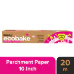 Oddy Ecobake Brown Baking & Cooking Parchment Paper 10'' X 20 Mtrs (Unbleached & Chlorine Free)