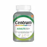 Centrum Adults 50+, with Calcium, Vitamin D & 22 vital Nutrients for Overall Health, Strong Joints & Heart Health (Veg) 50s|World's No.1 Multivitamin