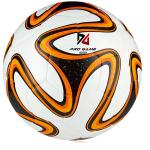 PVC Hand Stitched Soccer Football BRAZUCA GLIDER WHT/BLACK/SOLZES (Size-5)