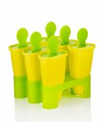 HENNY 6 Pcs 100% Food Grade Homemade Reusable Ice Candy Maker & Kulfi Maker ( Multicolor )