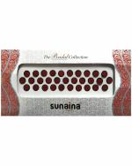 SUNAINA Round Shaped Stick On Forehead Bindi 8 mm (Pack of 3)
