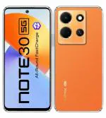 Coverage Rubber silicone Back Cover for Infinix Note 30 5G - Transparent