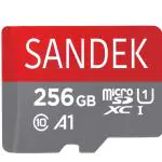 SanDeK 256 GB MicroSD Card Class 10 140 MB's Memory Card