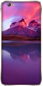 aadia Gionee S6 Matte Vinyl Mountains Printed Mobile Skin Sticker with Scratch Resistant Lamination