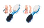 4 Way Pedicure Set For Dead Skin Removal - Pumice Stoneand , Foot Brushand , Foot Rasp & Foot File | 4 in 1 Home Care Pedicure Solution - Perfectly Designedand , Soft & Flexible Bristles, MultiColour (Pack of 2)